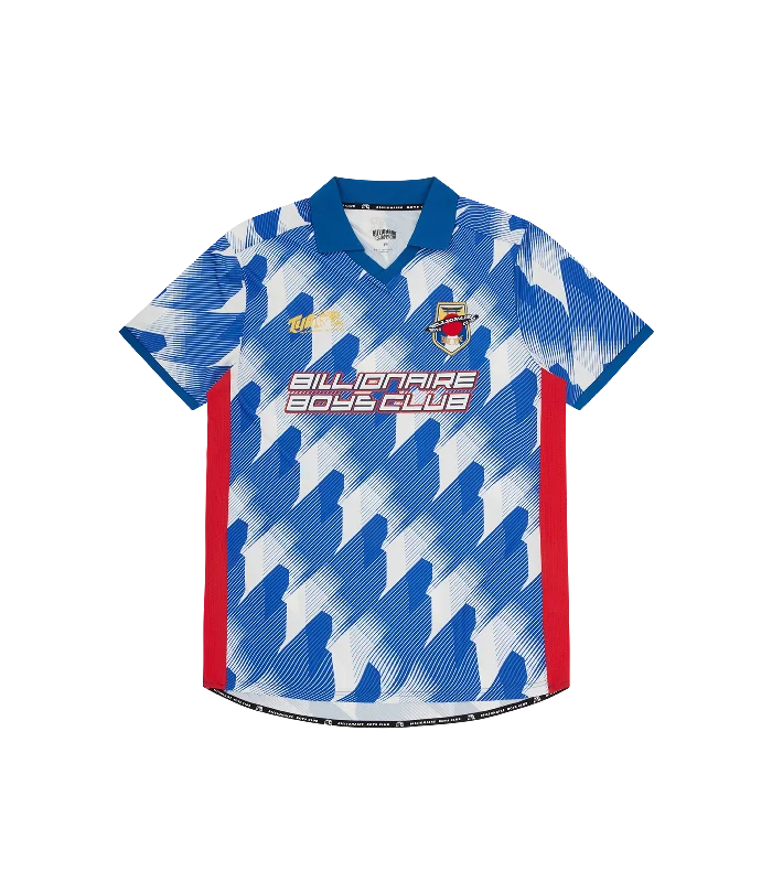 BILLIONAIRE BOYS CLUB TOKYO FOOTBALL SHIRT - BLUE