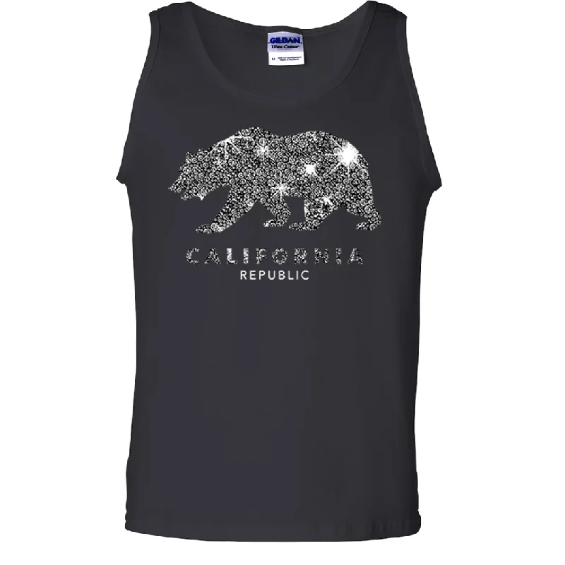 California Republic Sparkle Asst Colors Tank Top