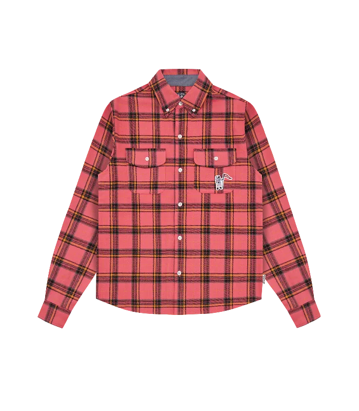 CHECK SHIRT - PINK