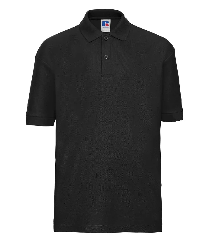 Children's Classic Polycotton Polo | BLACK