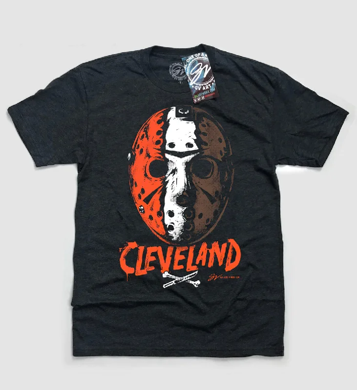 Cleveland Football Halloween Mask T shirt