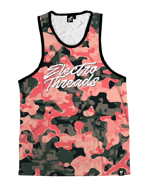 CORAL CAMO Unisex Tank Top