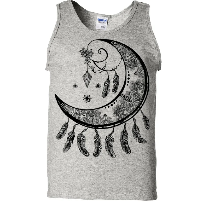 Crescent Moon Dreamcatcher Black Asst Colors Tank Top