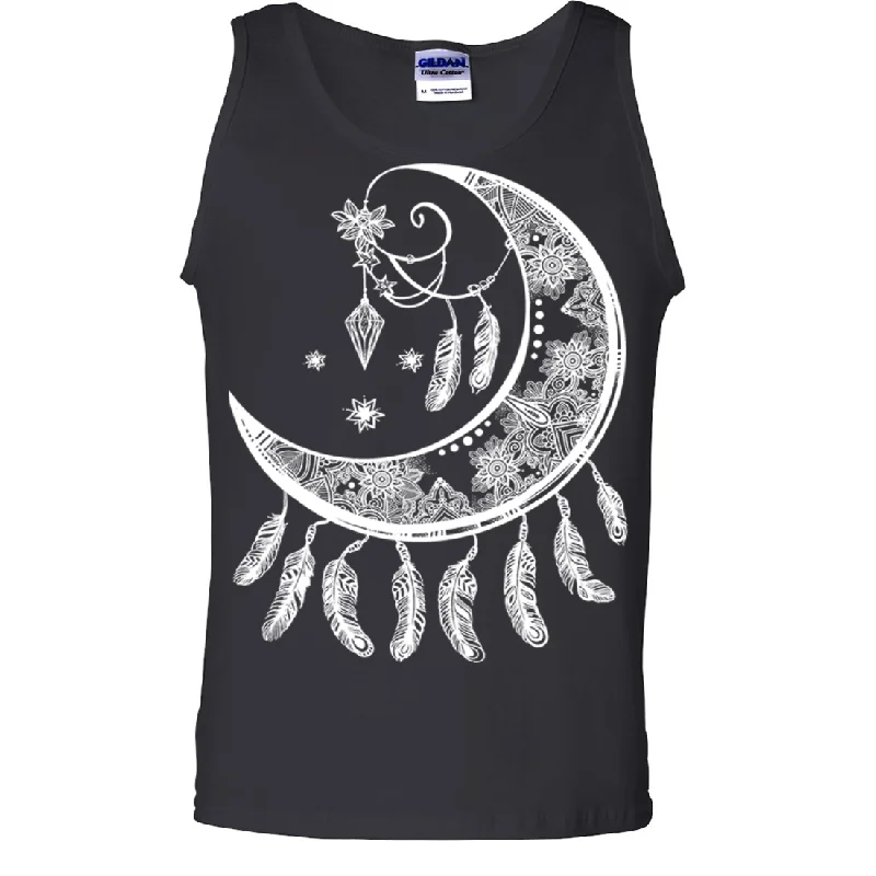 Crescent Moon Dreamcatcher White Asst Colors Tank Top