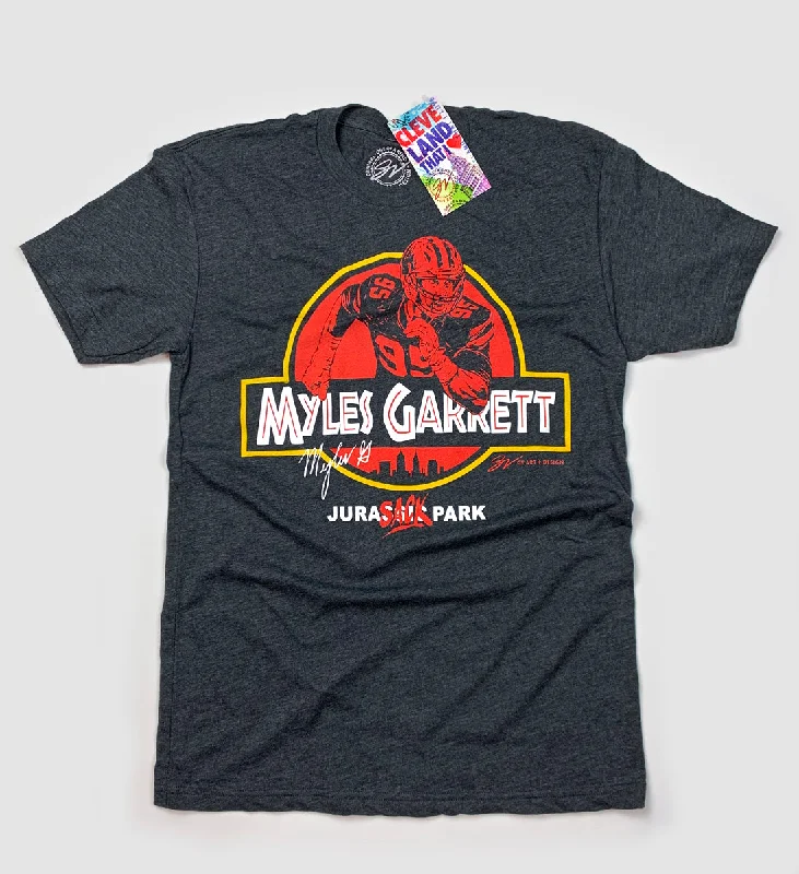 Jurassic Myles Garrett T shirt