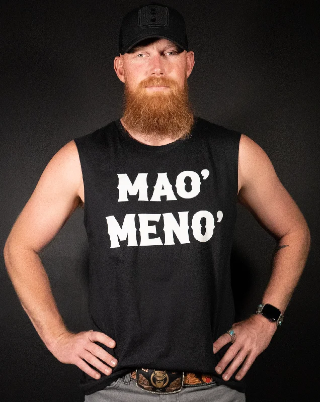 Mao' Meno' Black Tank Top