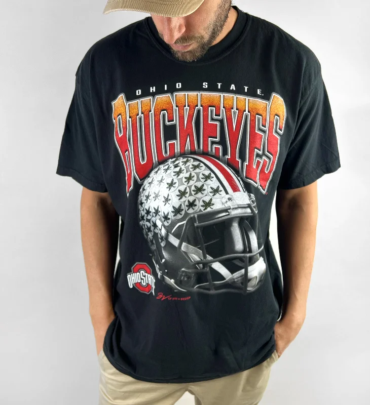 Buckeyes Realistic Helmet T Shirt