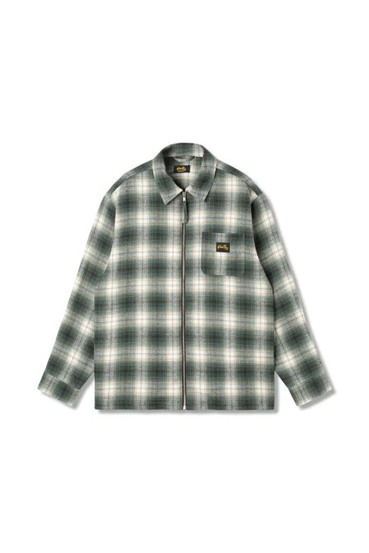 Stan Ray Zip Shirt Green Plaid