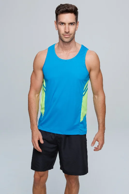 TASMAN MENS SINGLETS - 1111