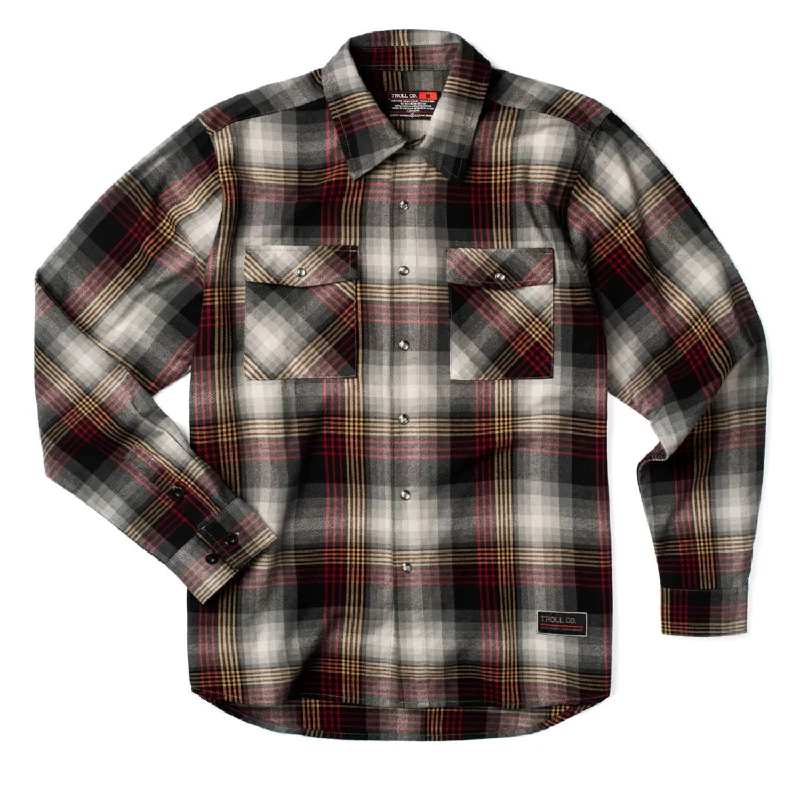 Troll Co. Men's True Grit Button-Down Long Sleeve Work Shirt