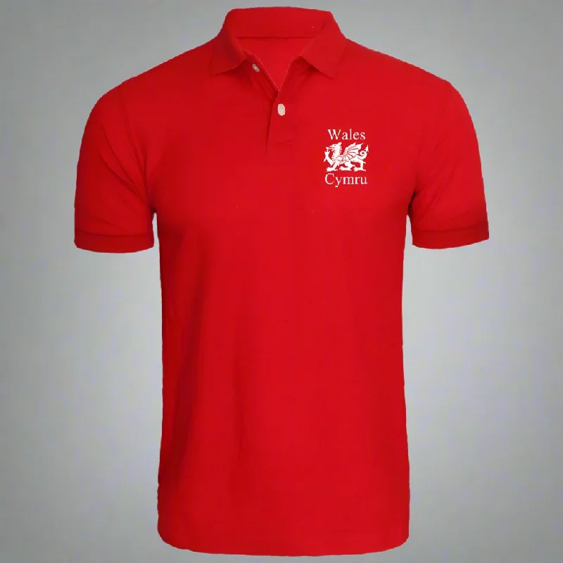 Welsh Dragon -Casual Polo Shirt