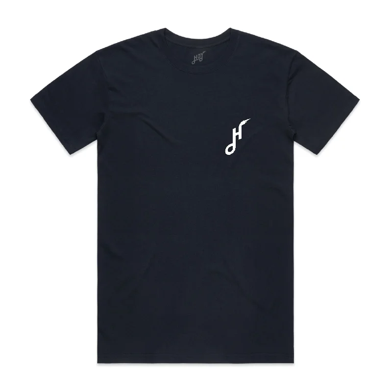 Hoy Classics Downtown Organic T-shirt - Navy