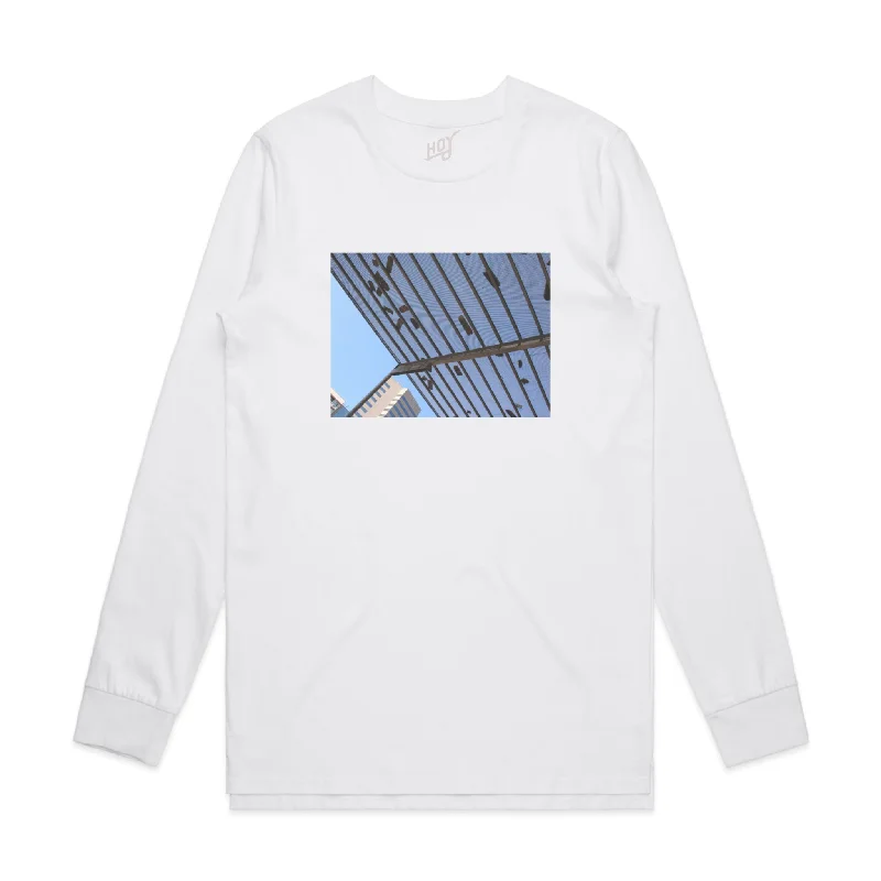 Hoy Sants Long Sleeve T-shirt - White