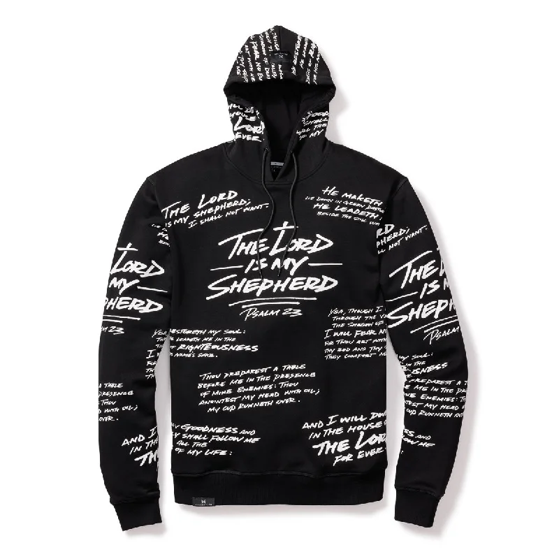 Psalm 23 Hoodie - Black