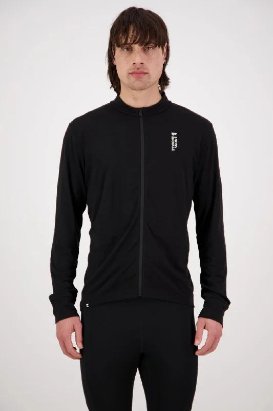 Roam Cargo Merino Shift Full Zip LS - Black