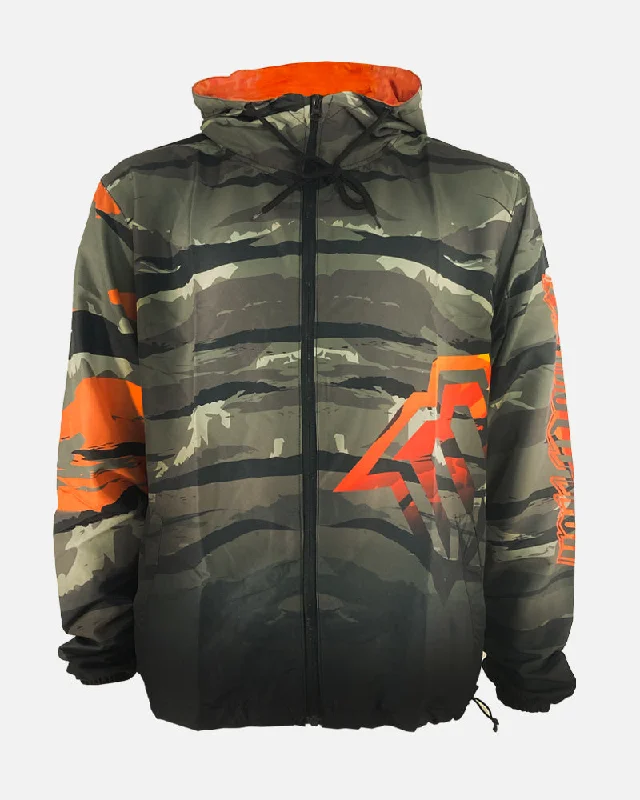 SLASH WINDBREAKER JACKET -  MOSS CAMO