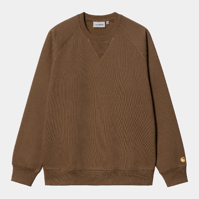 Carhartt Chase Sweatshirt Chocolate/Gold