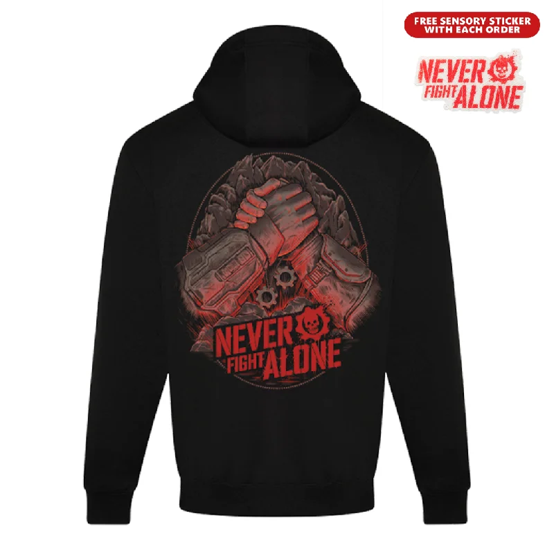 Gears of War "Never Fight Alone" Hoodie