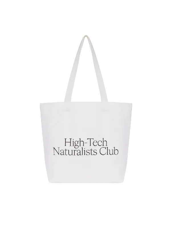 High-Tech Naturalists Club Tote Bag—ivory