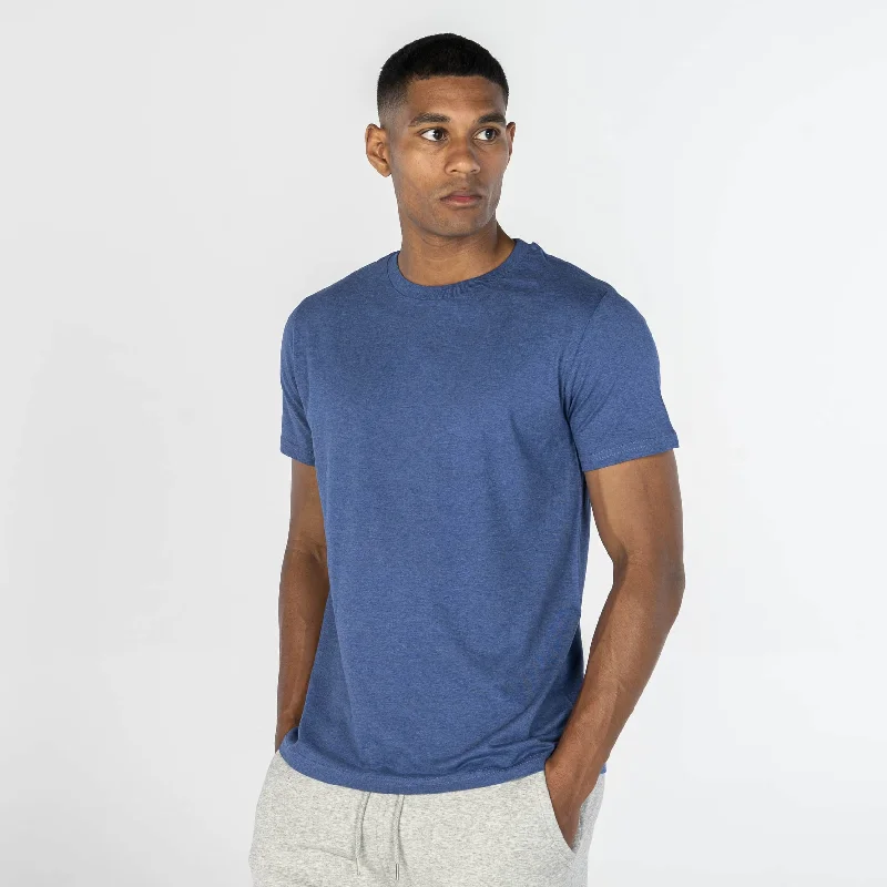 Men Tubular T-Shirt Heather Indigo