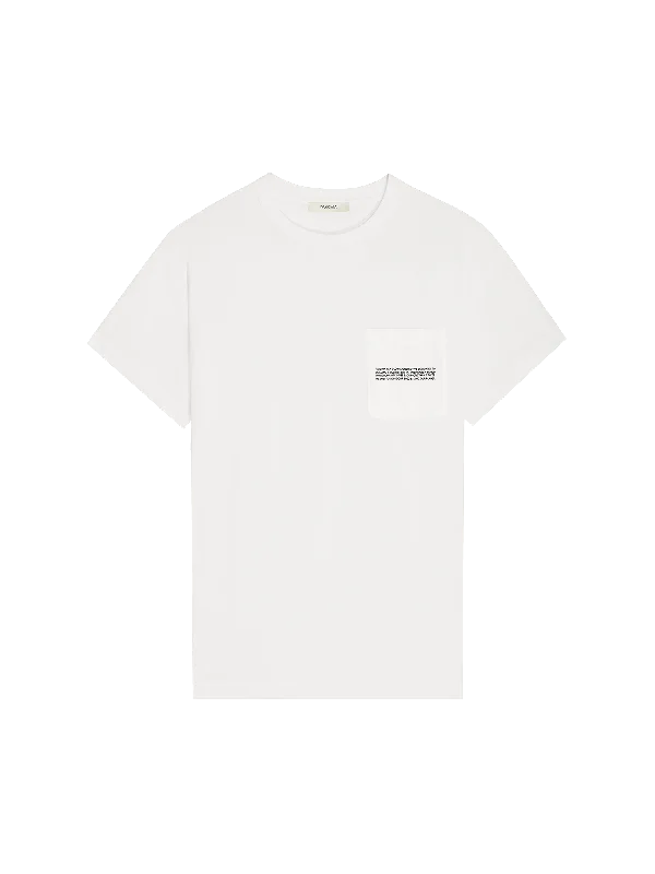 Mens 365 Lightweight Pocket T-Shirt—off-white