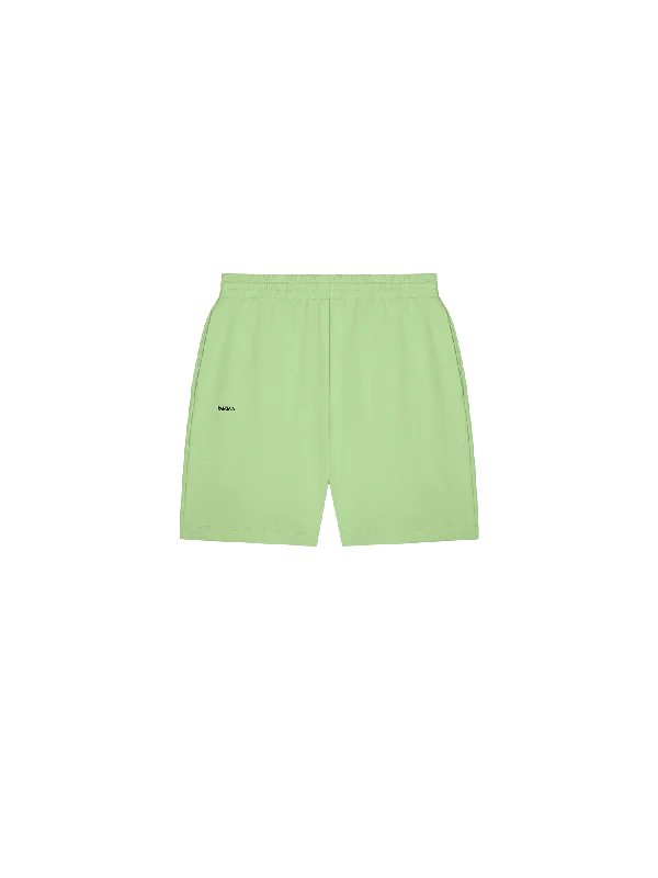 Mens 365 Midweight Mid Length Shorts—fennel-green