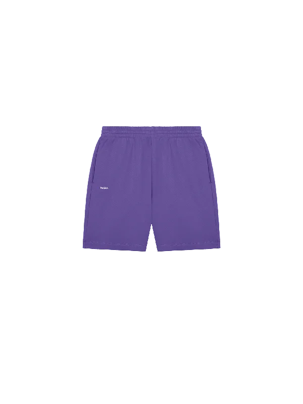 Mens 365 Midweight Mid Length Shorts—ultraviolet