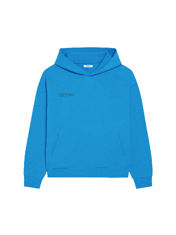 Mens 365 Heavyweight Hoodie—cerulean blue