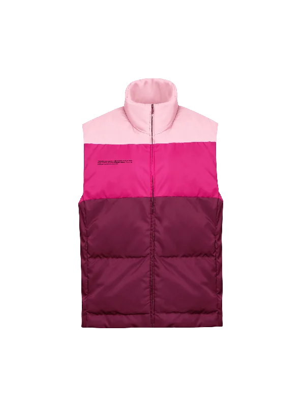 Mens FLWRDWN™ Gilet—plum purple