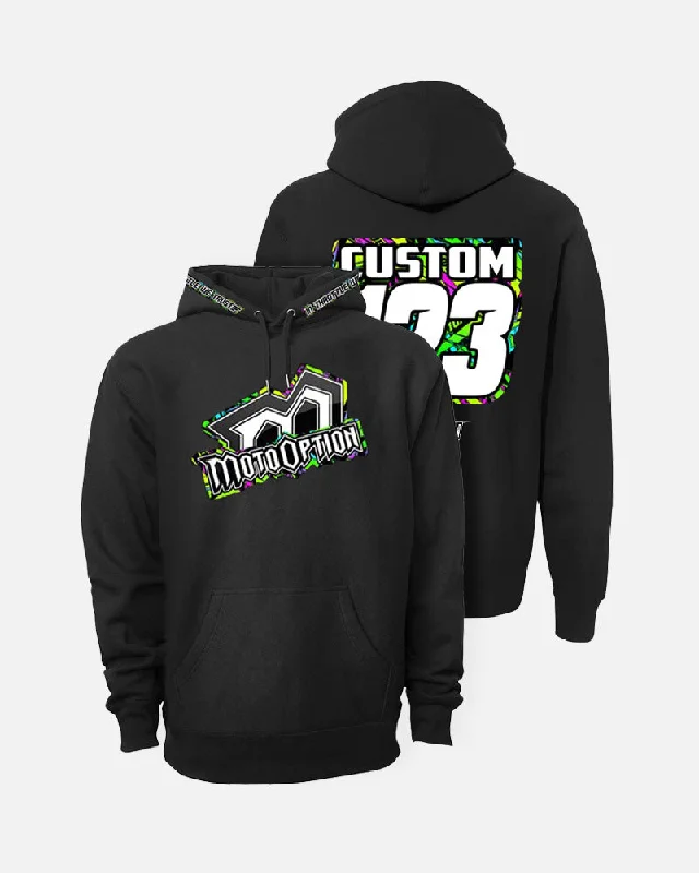 NEON BROKEN PERSONALIZED HOODIE