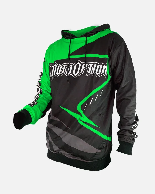 MENS STATIC PREMIUM HOODIE - NEON GREEN