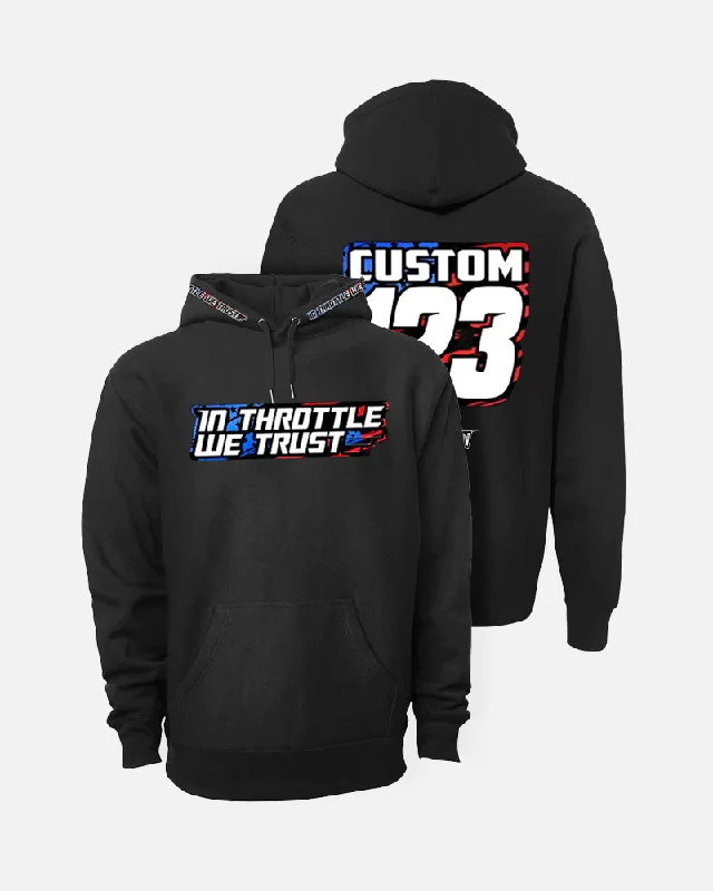 WAVE THE FLAG PERSONALIZED HOODIE