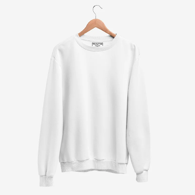 White Sweatshirt for Men