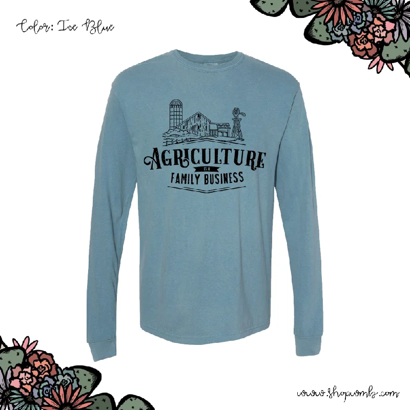 Agriculture is a Family Business LONG SLEEVE T-Shirt (S-3XL) - Multiple Colors!