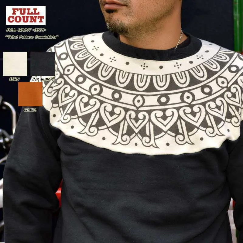 SALE!! 30%OFF!!  FULLCOUNT "3764"  Tribal Pattern Sweatshirts