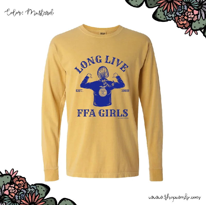 Long Live FFA Girls LONG SLEEVE T-Shirt (S-3XL) - Multiple Colors!