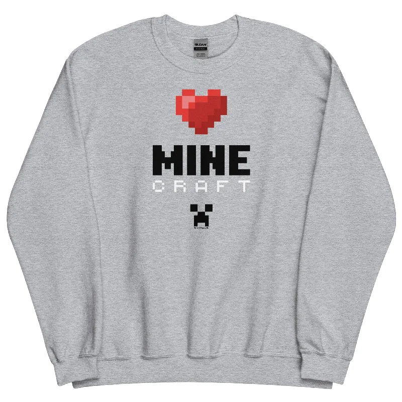 Minecraft Heart Sweatshirt