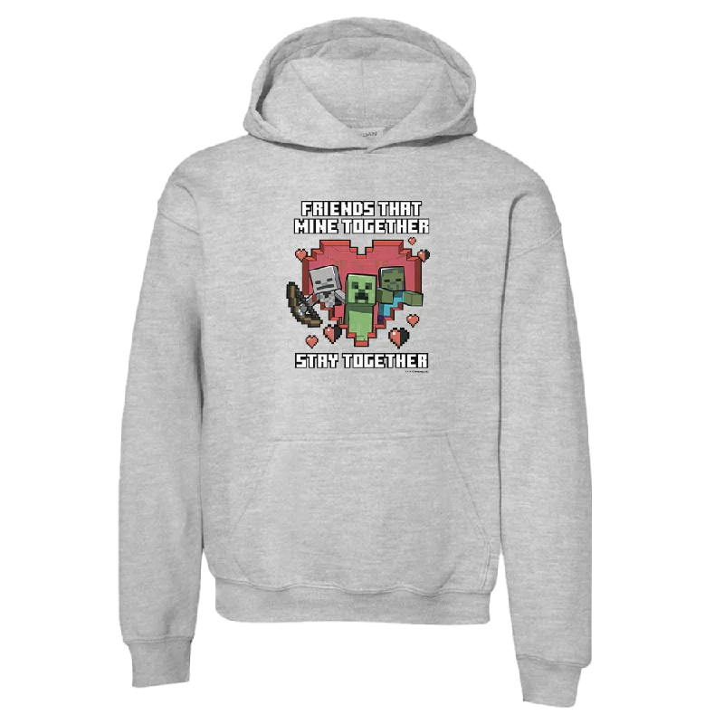 Minecraft Stay Together Kids Hooded Sweatshirt